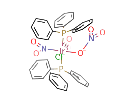 carbonylchloronitronitratobis(triphenylphosphine)iridium(III)