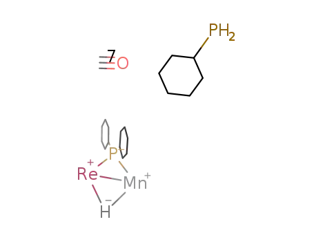 Re2(μ-H)(μ-P(cyclo-C6H11)2)(CO)7(ax/eq-H2P(cyclo-C6H11))
