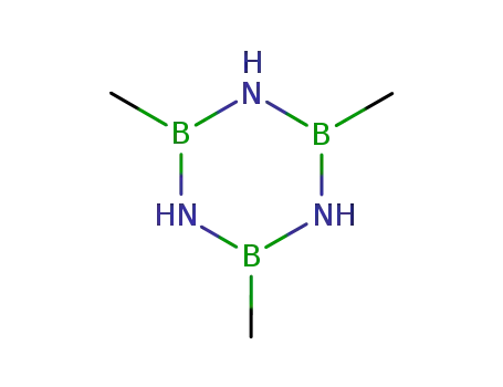 Molecular Structure of 5314-85-2 (Borazine, 2,4,6-trimethyl-)