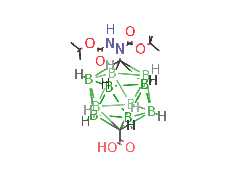 1-((N,N'((tert-butyloxy)carbonyl)hydrazino))-1,12-dicarba-closo-dodecaborane-12-carboxylic acid