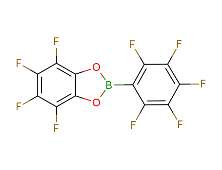 Molecular Structure of 365458-36-2 (1,3,2-Benzodioxaborole, 4,5,6,7-tetrafluoro-2-(pentafluorophenyl)-)