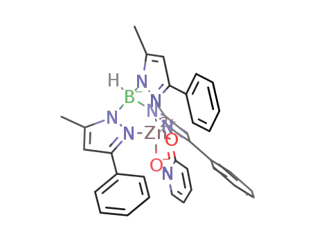 [(hydrotris(3,5-phenylmethylpyrazolyl)borate)Zn(1-hydroxy-2(1H)-pyridinone)]