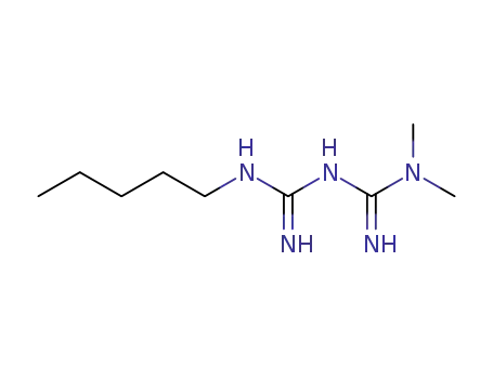 1,1-dimethyl-5-pentyl-biguanide