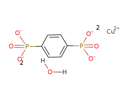 copper 1,4-phenylenebis(phosphonate) monohydrate