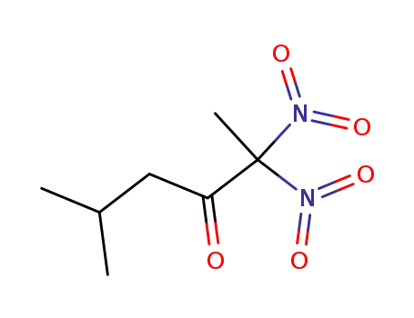 5-methyl-2,2-dinitro-hexan-3-one