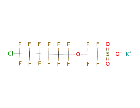 potassium 2-(6-chloro-1,1,2,2,3,3,4,4,5,5,6,6-dodecafluorohexyloxy)-1,1,2,2-tetrafluoroethanesulfonate