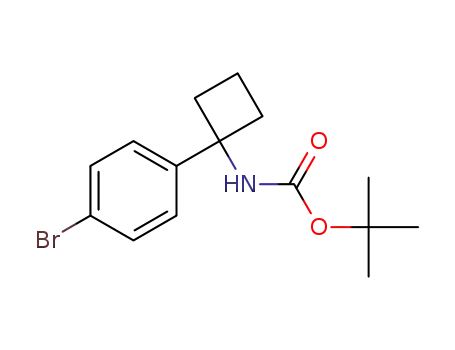 tert-butyl (1-(4-bromophenyl)cyclobutyl)carbamate