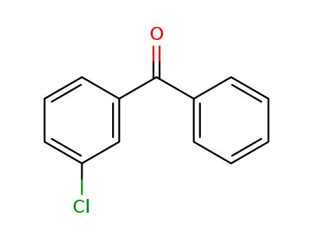 Molecular Structure of 1016-78-0 ((3-Chlorophenyl)(phenyl)methanone)
