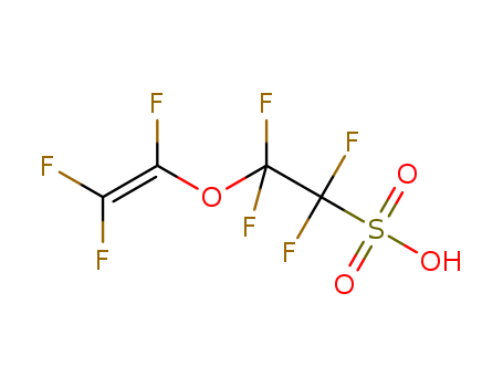 Ethanesulfonic acid, 1,1,2,2-tetrafluoro-2-[(trifluoroethenyl)oxy]-