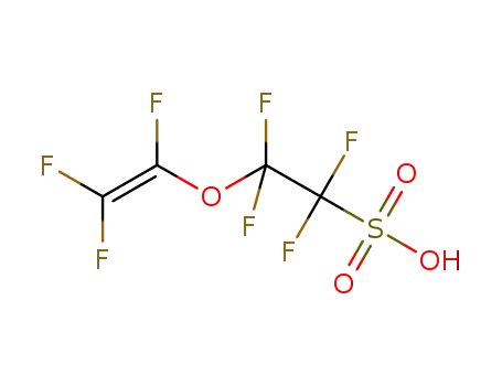Molecular Structure of 111173-24-1 (Ethanesulfonic acid, 1,1,2,2-tetrafluoro-2-[(trifluoroethenyl)oxy]-)