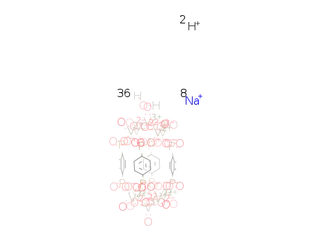 Na8[2H2O.cntnd.2(H2V10O18(1,4-benzenebisphosphonate)4)]*34H2O