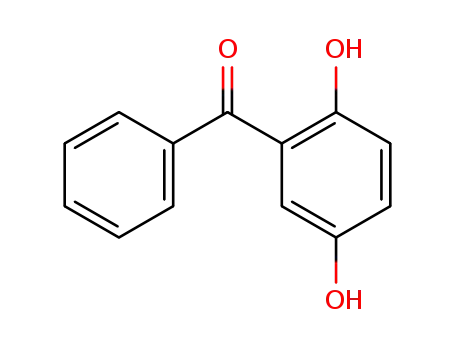 Molecular Structure of 2050-37-5 (2,5-Dihydroxybenzophenone)