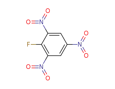 Molecular Structure of 364-44-3 (1-fluoro-2,4,6-trinitrobenzene)
