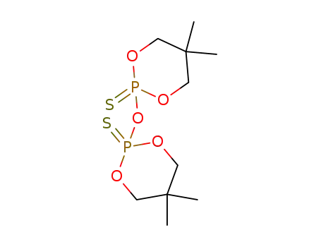 Molecular Structure of 4090-51-1 (2,2'-oxybis[5,5-dimethyl-1,3,2-dioxaphosphorinane] 2,2'-disulphide)