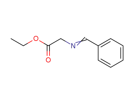 Molecular Structure of 40682-54-0 (([1-PHENYL-METH-(E)-YLIDENE]-AMINO)-ACETIC ACID ETHYL ESTER)