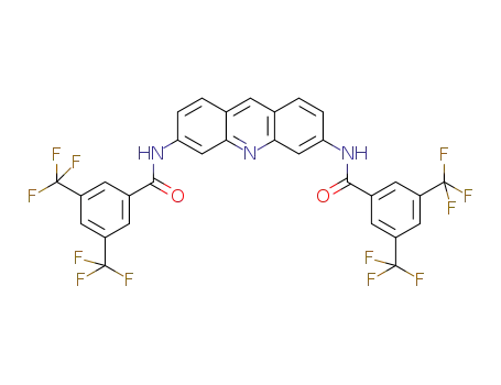 3,5-di-(trifluoromethyl)-N-[6-(3,5-di-(trifluoromethyl)benzoylamino)acridin-3-yl]benzamide