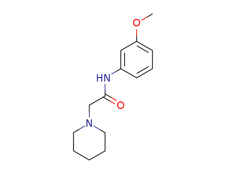 N-(3-methoxyphenyl)-2-(piperidin-1-yl)acetamide