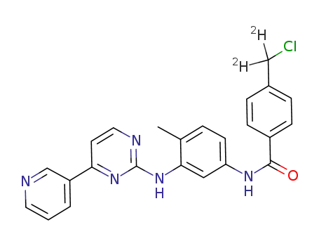 4-(chloromethyl-d2)-N-(4-methyl-3-(4-(pyridin-3-yl)pyrimidin-2-ylamino)phenyl)benzamide