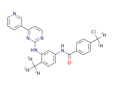 4-(chloromethyl-d2)-N-(4-(methyl-d3)-3-(4-(pyridin-3-yl)pyrimidin-2-ylamino)phenyl)benzamide