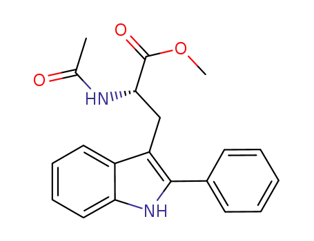 methyl (2S)-2-acetamido-3-(2-phenyl-1H-indol-3-yl)propanoate