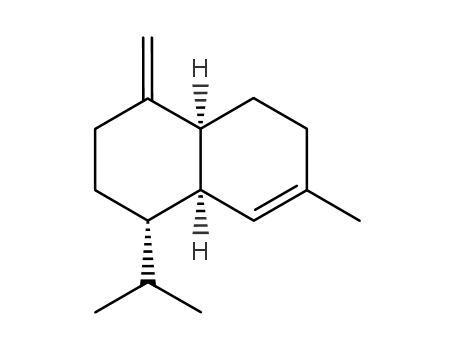 Molecular Structure of 24268-39-1 ([1S,(-)]-1,2,3,4,4aα,5,6,8aα-Octahydro-7-methyl-4-methylene-1-isopropylnaphthalene)