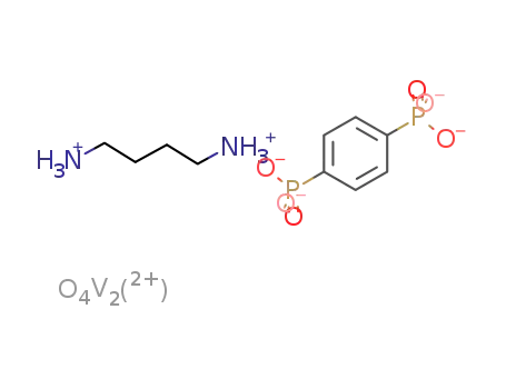 [1,4-butylenediammonium][V2O4(1,4-phenyldiphosphonic acid(-4H))]