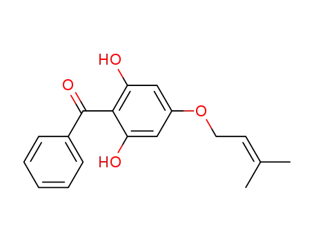2,6-dihydroxy-4-prenyloxybenzophenone