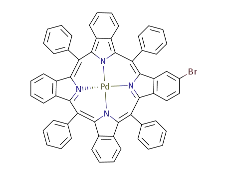 palladium 2-bromo-6,13,20,27-tetraphenyltetrabenzo[b:g:l:q]porphyrin