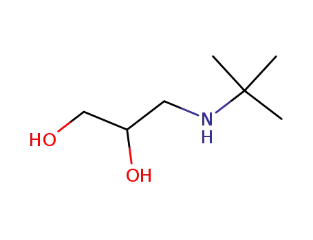 Molecular Structure of 22741-52-2 (3-(tert-butylamino)propane-1,2-diol)