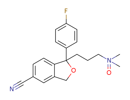 1-[3-(dimethylnitroryl)propyl]-1-(4-fluorophenyl)-1,3-dihydro-2-benzofuran-5-carbonitrile