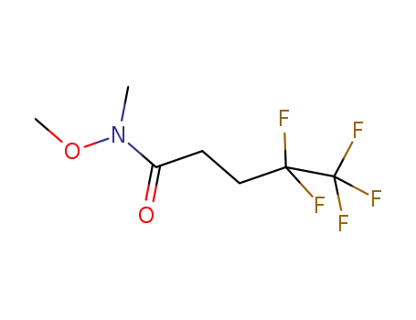 4,4,5,5,5-pentafluoro-N-methoxy-N-methylpentanamide