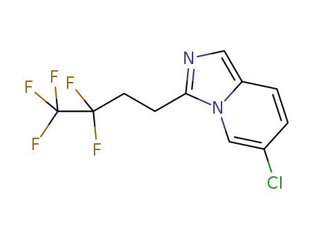 6-chloro-3-(3,3,4,4,4-pentafluorobutyl)imidazo[1,5-a]pyridine