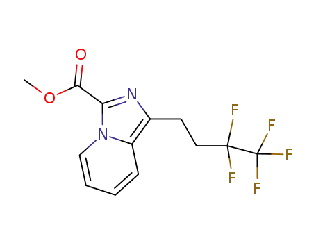 methyl 1-(3,3,4,4,4-pentafluorobutyl)imidazo[1,5-a]pyridine-3-carboxylate