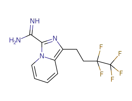 1-(3,3,4,4,4-pentafluorobutyl)imidazo[1,5-a]pyridine-3-carboximidamide