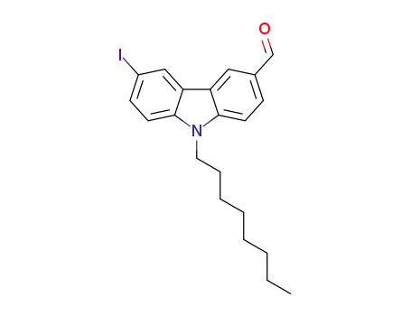 6-iodo-9-octyl-9H-carbazole-3-carbaldehyde