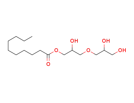 Molecular Structure of 156153-06-9 (POLYGLYCERYL-2 CAPRATE)