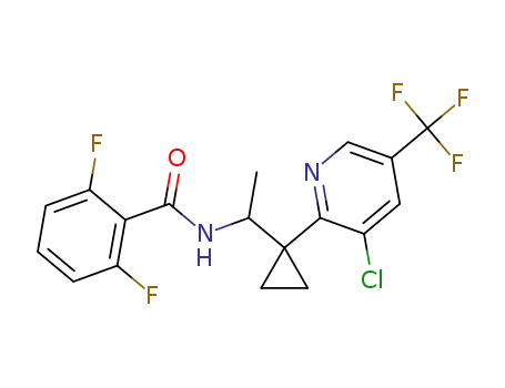 N-{1-[1-(3-chloro-5-trifluoromethyl-pyridin-2-yl)-cyclopropyl]-ethyl}-2,6-difluoro-benzamide