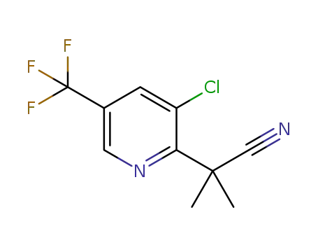 2-[3-chloro-5-(trifluoromethyl)pyridin-2-yl]-2-methylpropanenitrile
