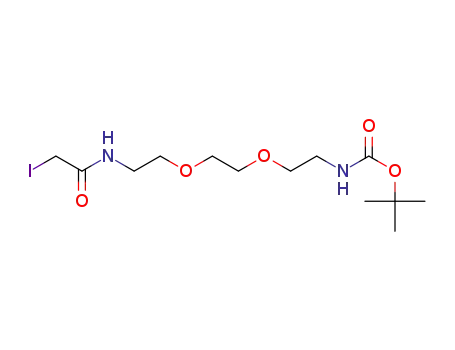 tert-butyl-N-[2-[2-[2-[(2-iodoacetyl)amino]ethoxy]ethoxy]ethyl]carbamate