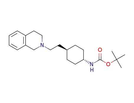 tert-butyl (trans-4-(2-(3,4-dihydroisoquinolin-2(1H)-yl)-ethyl)cyclohexyl)carbamate
