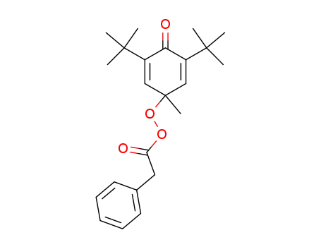 Phenyl-ethaneperoxoic acid 3,5-di-tert-butyl-1-methyl-4-oxo-cyclohexa-2,5-dienyl ester