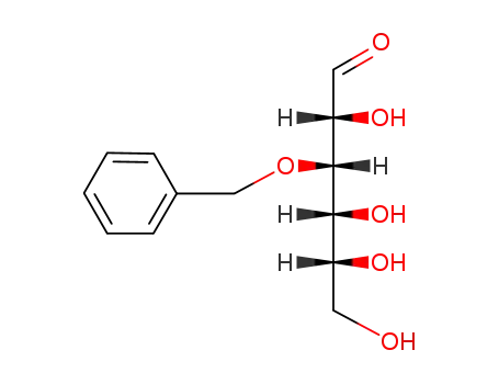Molecular Structure of 10230-17-8 (3-O-BENZYL-D-GLUCOPYRANOSE)