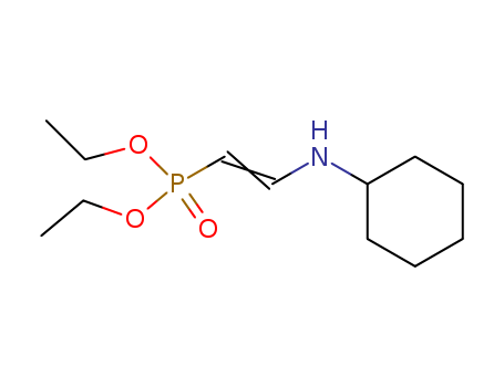 Diethyl (2-(cyclohexylamino)vinyl)phosphonate