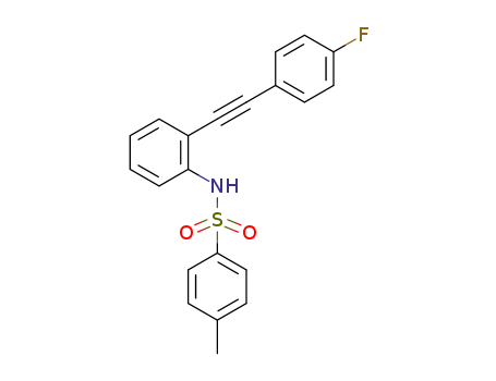 N-(2-((4-fluorophenyl)ethynyl)phenyl)-4-methylbenzenesulfonamide