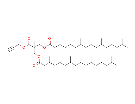 2-methyl-2-((prop-2-yn-1-yloxy)carbonyl)propane-1,3-diyl bis(3,7,11,15-tetramethylhexadecanoate)