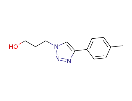 3-[4-(4-methylphenyl)-1H-1,2,3-triazol-1-yl]propan-1-ol