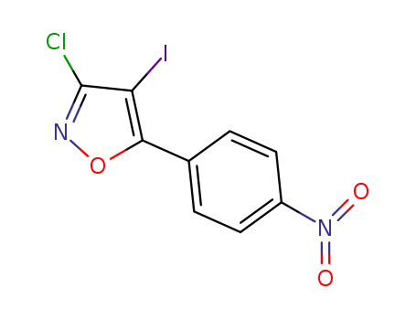 3-chloro-4-iodo-5-(4-nitrophenyl)isoxazole