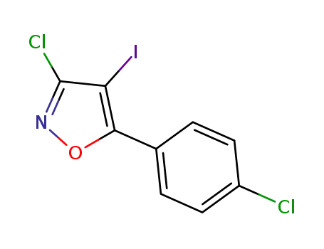 3-chloro-4-iodo-5-(4-chlorophenyl)isoxazole