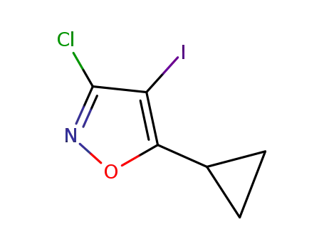 3-chloro-4-iodo-5-cyclopropylisoxazole
