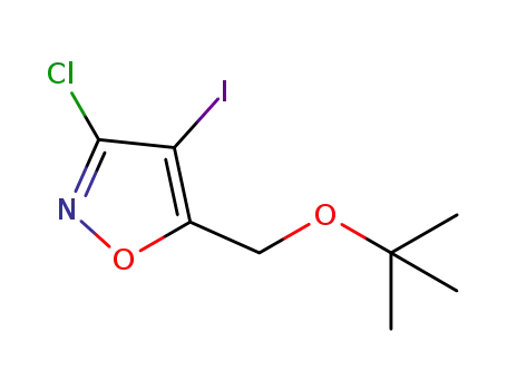 3-chloro-4-iodo-5-(tert-butoxymethyl)isoxazole